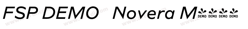 FSP DEMO   Novera M字体转换